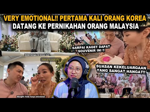 VERY EMOTIONAL❗PERTAMA KALI ORANG KOREA DATANG KE PERNIKAHAN ORANG MALAYSIA