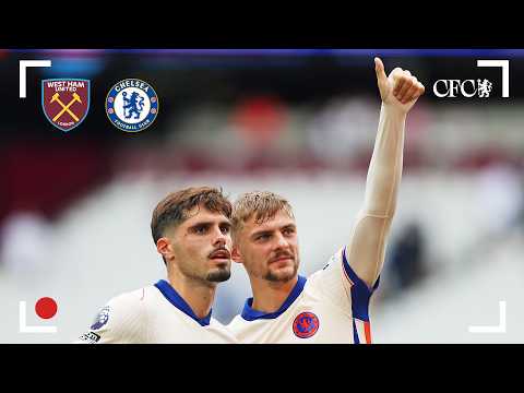 POV: YOU sit pitchside through Chelsea's three goal thrashing over West Ham 🔥 | PL 24/25