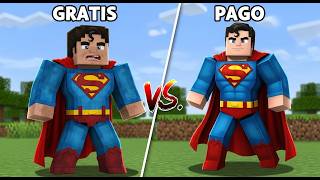 Addons De Pago vs Gratis ¿VALE la PENA? -Superman, animals MINECRAFT BEDROCK MARKETPLACE