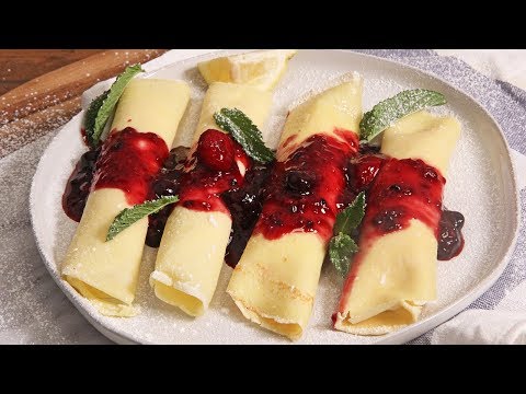 Berries & Cream Crepes