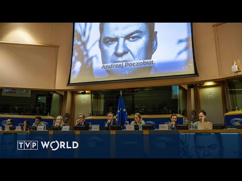 YouTube video thumbnail: Polish-Belarusian Journalist Andrzej Poczobut Wins Prestigious Human Rights Award