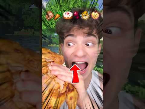 Elije tu comida de minecraft 😱🐔