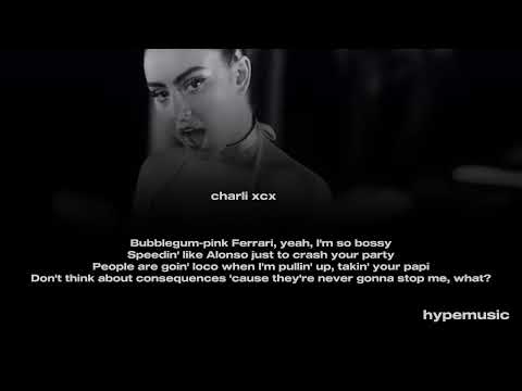 @officialcharlixcx charli xcx - vroom vroom lyrics video