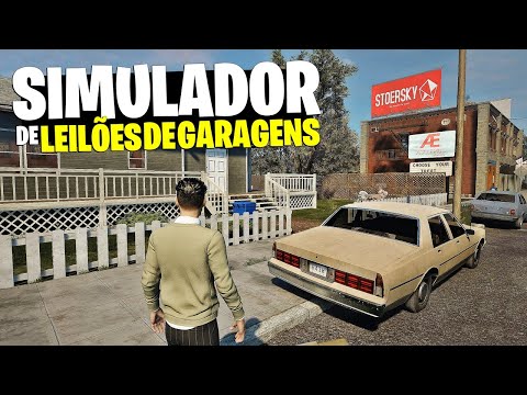 ESSE JOGO É MUITO VICIANTE!! | JOGUEI A NOVA ATUALIZAÇÃO DO SIMULADOR de LEILÕES DE GARAGENS!