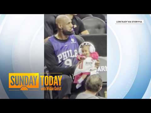 LeBron James Babysits Teammate’s Daughter
