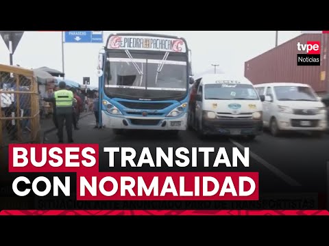 Paro de transportistas: ¿cuál es la situación actual del transporte público hoy 13 de noviembre?