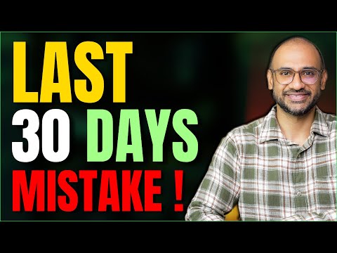 🔥 Final 30 Days – What NOT to Do for NEET PG! ❌ | Boneteacher | Dr Abbas Ali