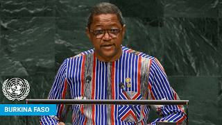 YouTube video thumbnail: Burkina Faso - Foreign Minister Addresses United Nations General Debate, 81st Session