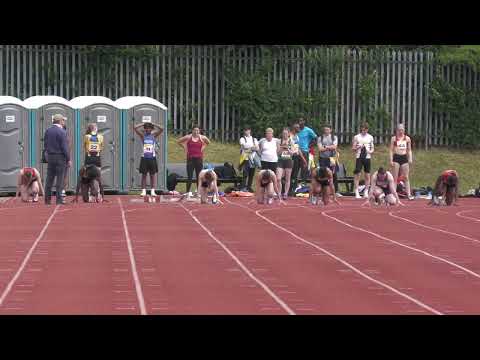 100m women A string National League at Stevenage 2nd July 2022
