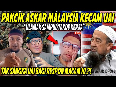 BUAT MALU❗ADE CAM NI KAT 🇲🇾⁈ ULAMA MALAYSIA DI PERLAKUKAN MACAM NI⁈ INI JAWABAN USTAZ AZHAR IDRUS