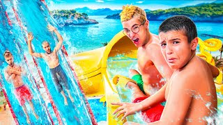 QUI DE MES FRÈRES OSERA FAIRE LE PLUS DE TOBOGGANS !? Nadim est tombé d’un toboggan 