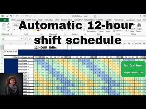 Excel 12 Hour Work Schedules Jobs Ecityworks