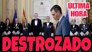 ⚠️NOTICIA URGENTE⚠️EL TRIBUNAL SUPREMO DESTROZA a SÁNCHEZ.