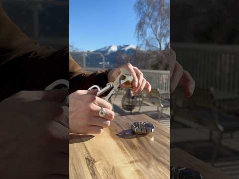 ASMR sounds cutting and lighting an EGM Bleco in the Pyrenees. Best paired with skiing and espresso