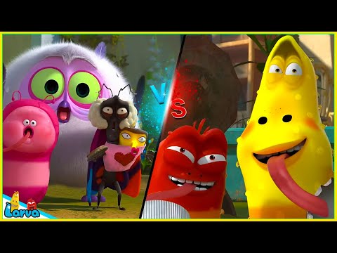 ตัวอ่อนการ์ตูน LARVA 🐌การเผชิญหน้า🐍 การ์ตูนหนอนหรรษาตอนใหม่ล่าสุด 🐵 การ์ตูนหนอน | SMToon Thai