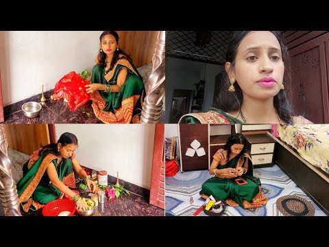 मैं इतनी बारिश मे घर और बाहर का काम कैसे manage करती हूं🌺Finnally पहन ली सावन में हरी हरी चूड़ियां