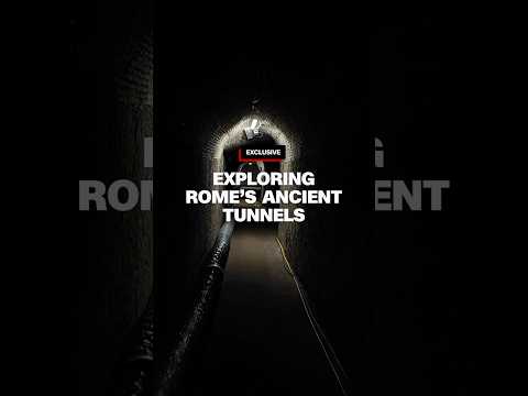 Exploring Rome's ancient tunnels