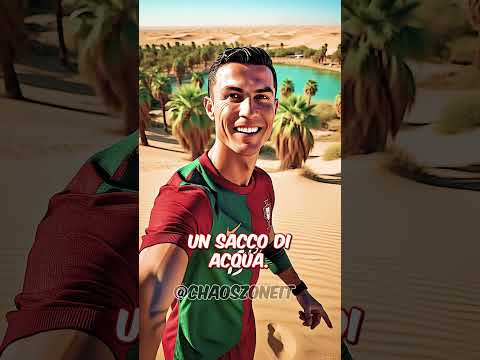 Cristiano Ronaldo, Neymar e Messi fanno di tutto per portare acqua a Georgina! ⚽😱💦 #shorts