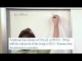 Gas Laws and Temperature Conversions