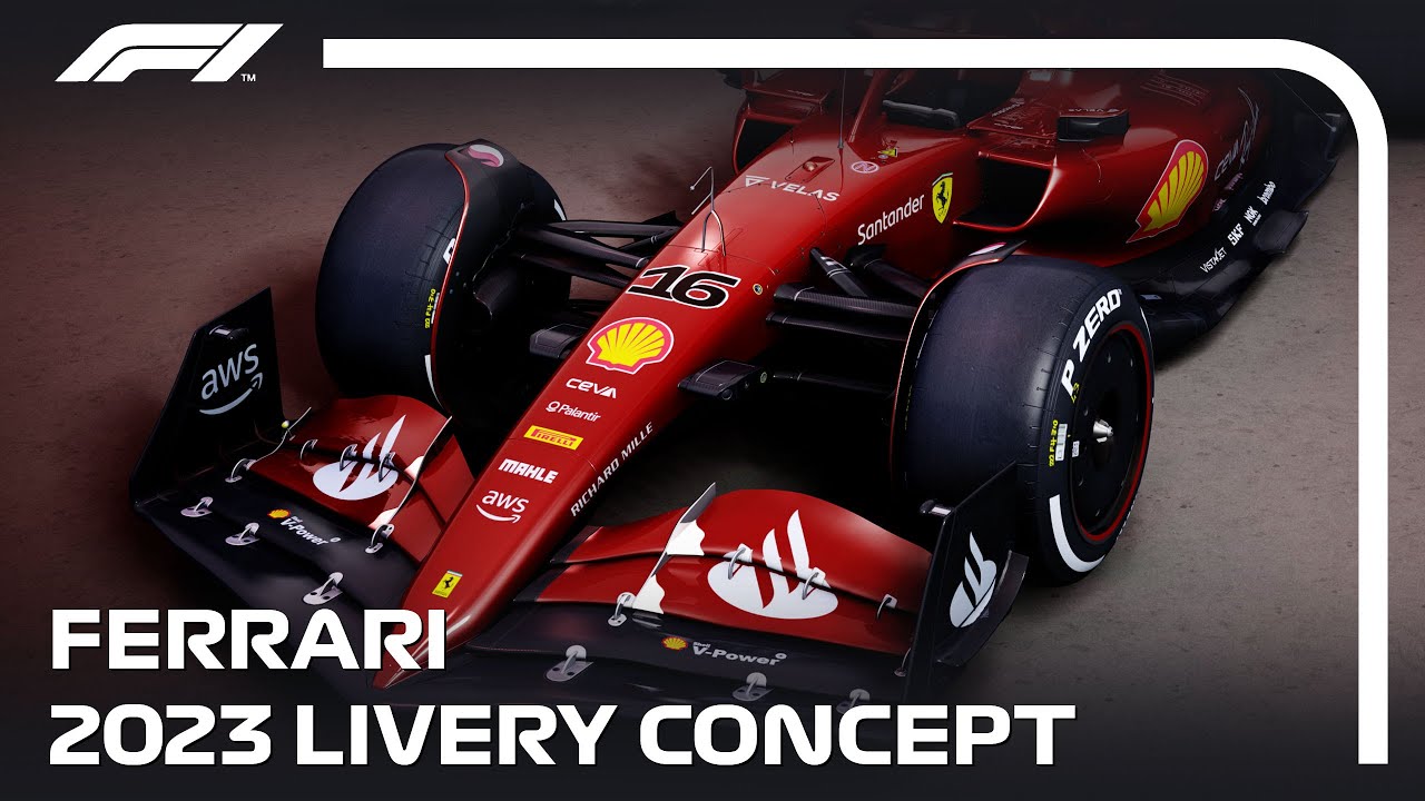 Must-see: livery concept for 2023 Ferrari Formula 1 car