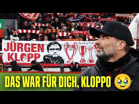 GÄNSEHAUT ❤️ Anfield singt You'll Never Walk Alone für Klopp