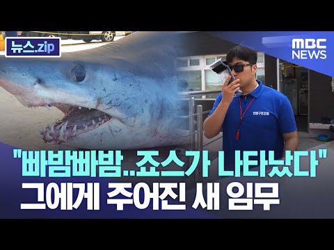 "빠밤빠밤..죠스가 나타났다" 그에게 주어진 새 임무 [뉴스.zip/MBC뉴스]