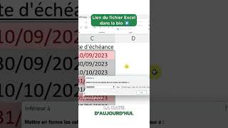 Créer une alerte pour les dates dépassées