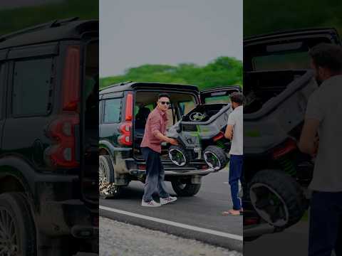 Mahindra Scorpio vs Thar #shorts #devkeexperiment