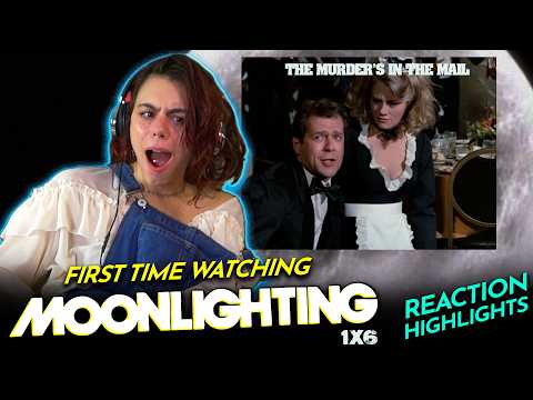 Leia shocked by the Season Finale of MOONLIGHTING 1x6 "The Murder's in the Mail" (1985) TV Reaction
