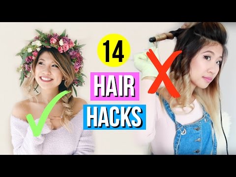 14 Hair Hacks EVERY Girl Must Know!