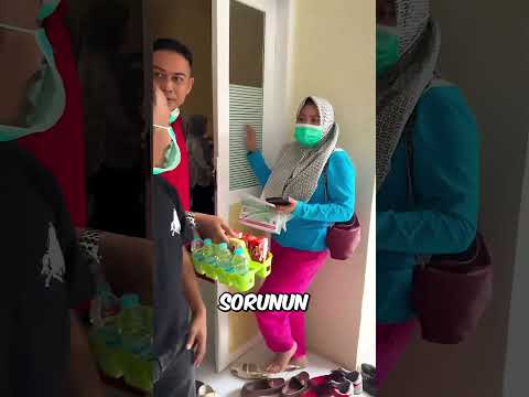 Beceriksiz Adam Bir Maskeyi Bile Takamadı.. 😳😷