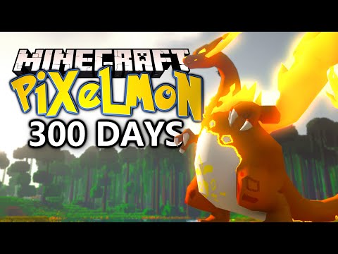 300 Days In Minecraft Pokémon! Here is what happened.