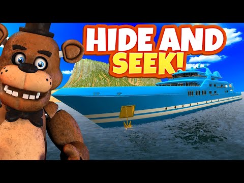 Yacht Hide & Seek as FREDDY FAZBEAR in Gmod! (Garry's Mod)