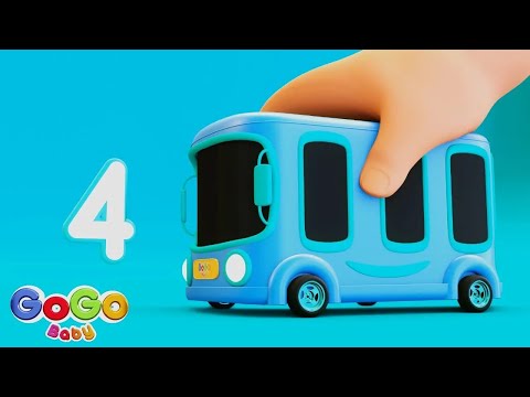 Ten Little Buses + More Kids Songs | GoGo Baby - Nursery Rhymes & Kids Songs