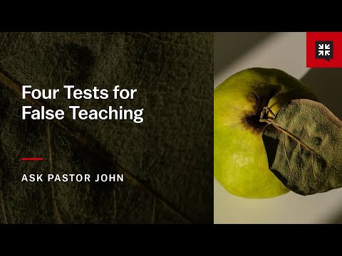 Four Tests for False Teaching