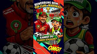 Balljunge bewirbt sich beim Top-Club 😂 #Marokko #FußballWitz #Balljunge #ChampionsLeague #fussball