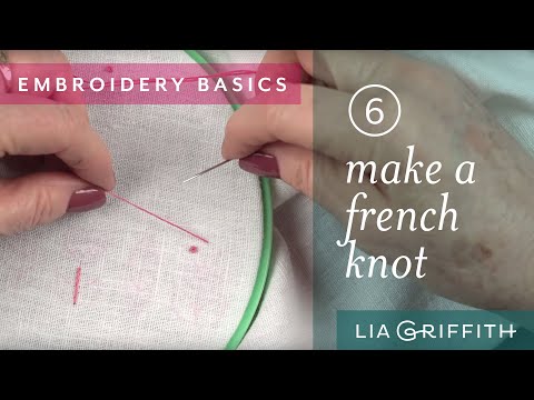 How To Sew A French Knot