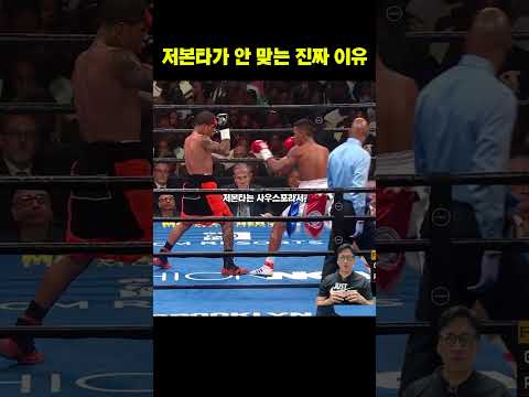 저본타가 보여준 완벽한 패링 기술 #저본타데이비스 #복싱수비 #복싱분석 #40대아재복서
