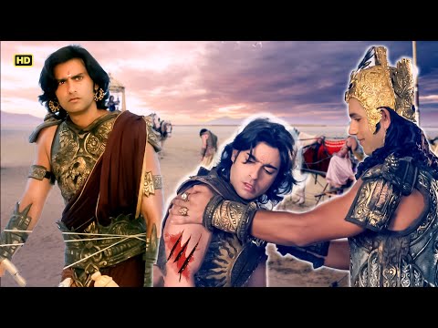 अर्जुन का रथ छोड़ कर्ण को बचाने गए वासुदेव कृष्ण | Suryaputra Karn Maha Episode | #mahabharatkarna