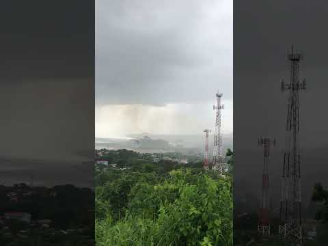 Roatan Honduras mountain view video 2.