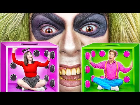 Desafío de 1000 Botones Misteriosos Solo 1 te Permite Escaper con Beetlejuice Multi DO Challenge