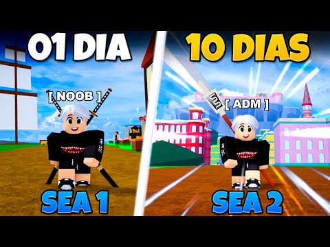 Blox Fruits - O Filme | Toda a Minha Jornada no Primeiro Mundo