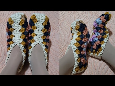 PANTUFA QUADRADINHO CROCHÊ FEITA EM MENOS DE 1 HORA | Passo a Passo