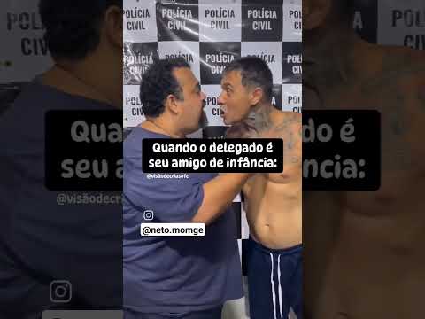 Olha o respeito com o Delegado de polícia #brasil #policia #amor  #viral #humor #policialmilitar
