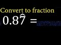 Understanding Number Simplification
