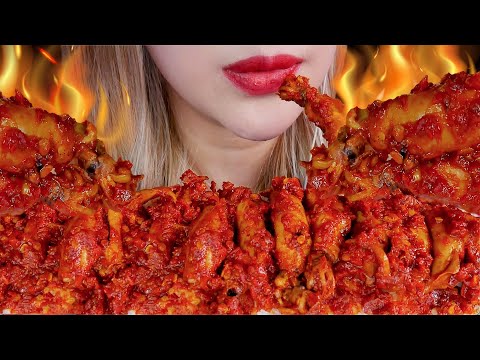 PEDAS PANAS❗️ASMR SAMBAL BABY CUMI PEDAS 💥🔥 SPICY CHILI BABY SQUID