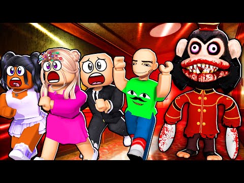 DEADLY MONKEYS ARE AFTER US!!! | Roblox Hunted