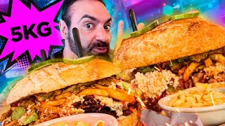 O sanduíche MAIS CASCUDO dos EUA!! DOBRADO!! 5KG! 💀