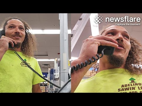 Funny Walmart Shopper Uses Store Intercom