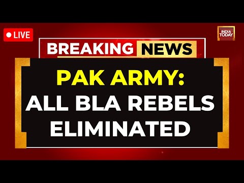 Pakistan Train Hijack LIVE Updates: Pakistan Army's First Reaction On Hijack | India Today Live